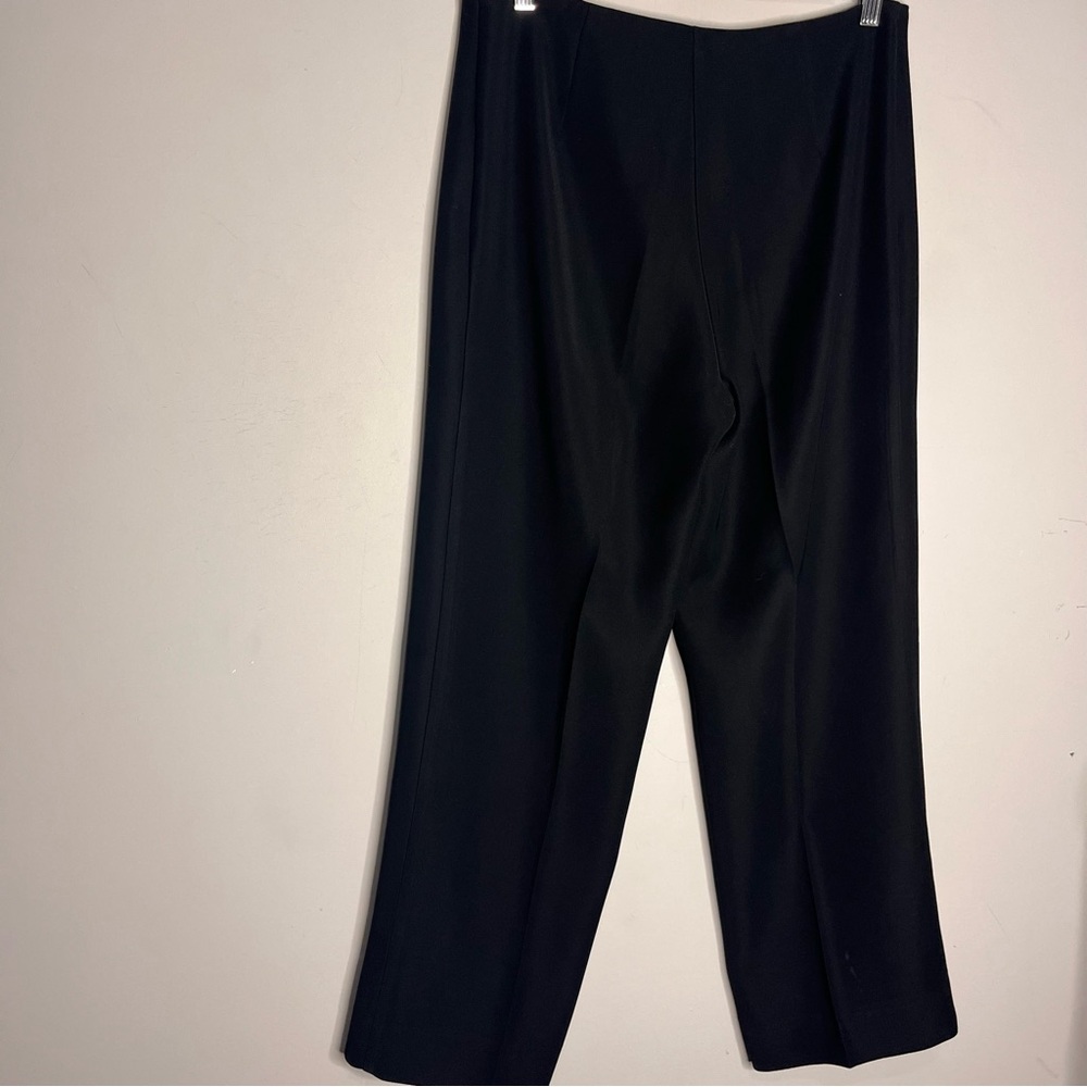Joseph Ribkoff High Waisted Front Zip Black Dress Pants Straight Leg, size 10 - Picture 6 of 12
